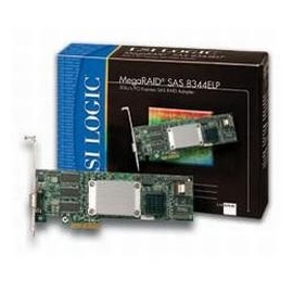 Lsi LSI00058-F Controller Card Sas 8344elp-rohs Pci-e 8-port 3gbs 128m