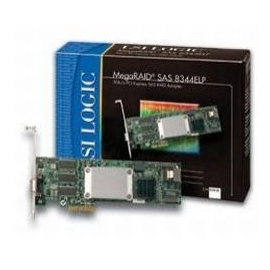 Lsi LSI00116 Controller Card Raid Megaraid Sas 8344elp Pcie 8 Sassata 