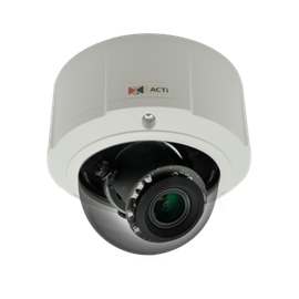 Acti E816 Camera  10 Magapixel Outdoor Dome With Daynight Ir Wide Dyna