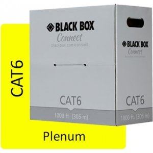 Black C6-CMP-SLD-YL 1000ft Cat6 Cmp Grade Bulk      Yellow Sld