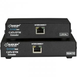 Black ACU6001A Servswitch Brand Catx Usb Kvm Extender,