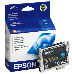 Original Epson EPST054220 Ink, T054220, Cyan, 400 Pg Yield