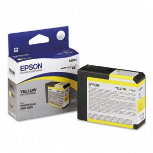 Original Epson T580400 Yellow Ultrachrome Ink Cartridge 80 Ml - Stylus