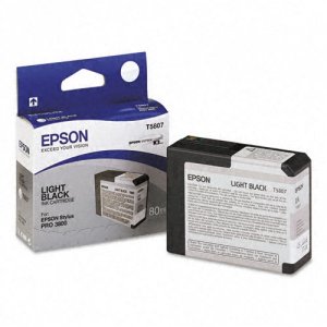 Original Epson T580700 Light Black Ultrachrome Ink Cartridge 80 Ml - S