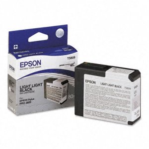 Original Epson T580900 Light Light Black Ultrachrome Ink Cartridge 80 