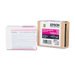 Original Epson T580A00 Vivid Magenta Ink Cartridge