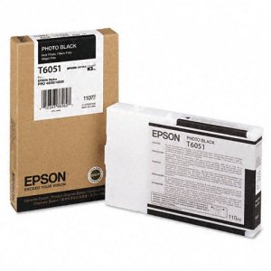 Original Epson T605100 110 Ml Photo Black Ultrachrome Ink Cartridge