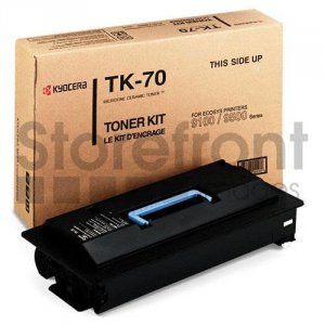 Original Kyocera TK70 Tk-70 Black Toner For Use In Fs9100 Fs9100dn - P