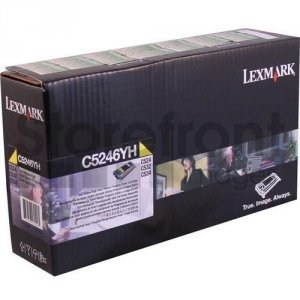 Original Lexmark C5246YH Yellow Hi-yield Cartridge C524x