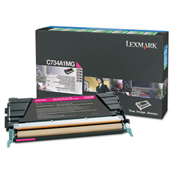 Original Lexmark X746A1MG X746, X748 Magenta Return Program Toner Cart