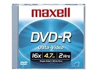 Maxell 638004 Dvd-r, 4.7gb, Jewel Case, 10pk