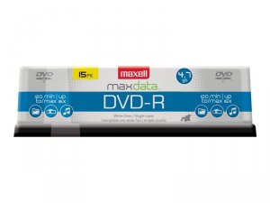 Maxell 638006 Dvd-r, 4.7gb, 16x, Branded, 15pk Spindle