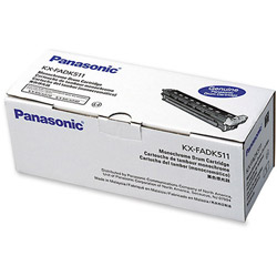 Original Panasonic KX-FADK511 Kx-fadk511 Black Cartridge