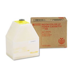 Original Ricoh 885373 Toner, , Type 105, Yellow, 10,000 Pg Yield