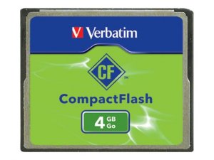 Verbatim 95188 Compactflash Memory Card, , 4gb, Taa