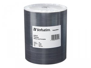 Verbatim 97015 Dvd-r, , 4.7gb, 16x, Datalifeplus White Thermal, 100pk 