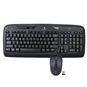 Logitech 920-002836-D Mk320 Desktop Wireless Multimedia Keyboard  Opti