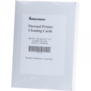 Honeywell 1-110501-00 25pk Cleaning Card 6x4.5