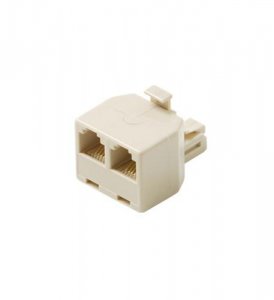 Steren ST-300-024IV Modular 4c Tel T Adapter Ivory