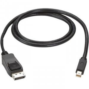 Black ENVMDPDP-0003-MM Mini Displayport To Displayport Cable