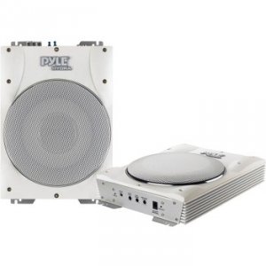 Pyle PLMRBS10 1000w Single 10 Inch Slim Marine Woofer Syst Waterproof 