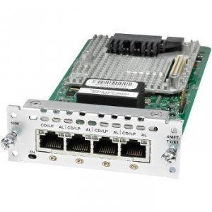 Cisco NIM-4MFT-T1/E1= 4port Multiflex Trunk Voice