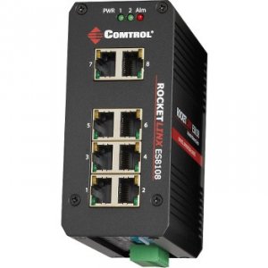 Comtrol 32054-8 Rocketlinx Es8108-xt Unmanaged  Compact 8port Fast Ene