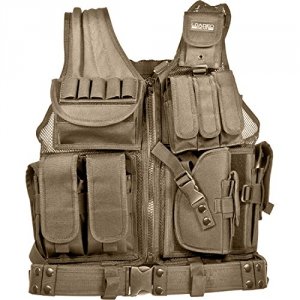 Barska BI12346 Vx-200 Tactical Vest Dark Earth