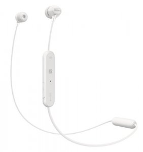 Sony WIC300/W Wi-c300 - Earphones With Mic - In-ear - Bluetooth - Wire