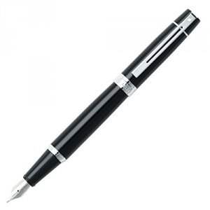 Cross E0931243 Sheaffer 300 Glossy Black Fountain Pen: Med. Nib