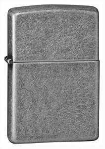 Zippo 121FB Classic Antique Silver Plated Windproof Lighter