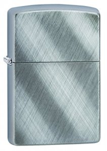 Zippo 28182 Diagonal Weave Windproof Lighter With Lifetime Guarantee