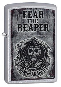 Zippo 28502 Sons Of Anarchy Satin Chrome Lighter