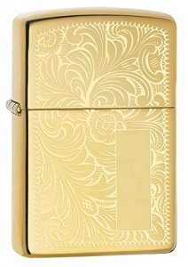 Zippo 352B High Polish Brass Venetian Lighter