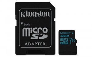 Kingston SDCG2/32GB 32gb Microsdhc Canvas Go 90r45w U3 Uhs-i V30 Card 