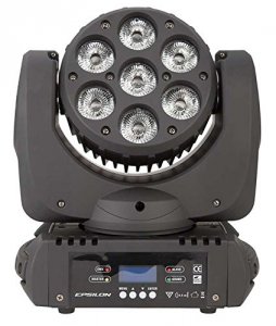 Precision WASHBEAM7 Epsilon 7-15 Watt Rgbaw Wash Moving Head 105 Watts