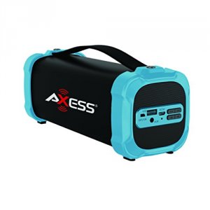 Axess SPBT1073BL Indooroutdoor Bluetooth Media Speaker 3.5mm Line-in J