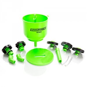 Oem 87009 No-spill Coolant Filling Plastic Funnel Kit Green