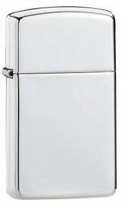 Zippo 1500 Slim High Polish Sterling Silver Windproof Lighter