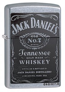 Zippo 24779 Jack Daniels Street Chrome Lighter - Classic Design