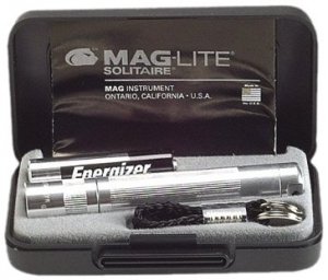 Maglite K3A102 Solitaire Aaa Silver-gift Box