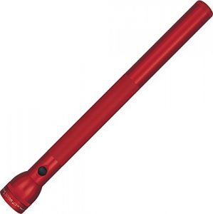 Maglite S6D036 6 Cell D  Flashlight Red-blister Pack