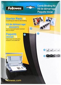 Fellowes 5290101 Comb Binding Starter Kit 10 Document P