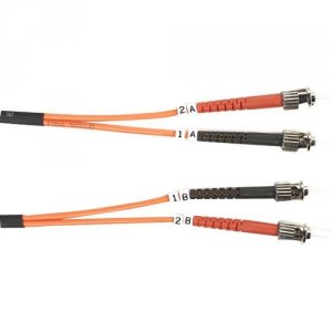 Black FO625-005M-STST Fiber Patch Cable 5m Mm 625 St To St