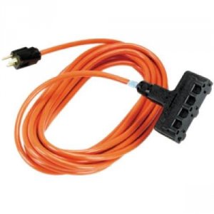 Black EPWR34 All-weather Single Outlet Orange 50 Feet