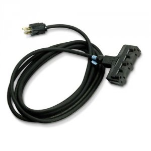 Black EPWR60 All-weather Triple Outlet Black 15 Feet