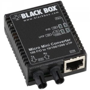 Black LMC401AE 10100bt 100bfmm 5k St Media Converter