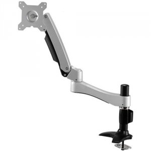 Amer AMR1APL Long Single Articulating Monitor Arm With Grommet Mount.