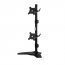 Amer AMR2SV Dual Monitor Vertical Stand Mount Support 75mm Or 100mm Ve