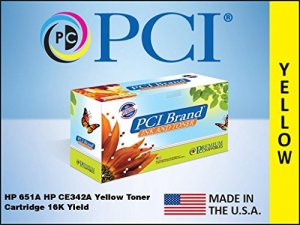 Pci CE342A-PCI Reman 651a Ce342a Yellow Toner Ctg